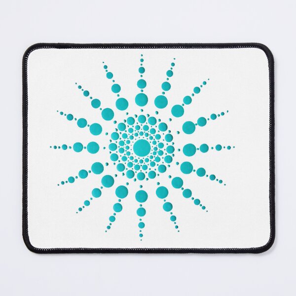 Item preview, Teal Dot Mandala Starburst designed and sold by Cardiff Creative.