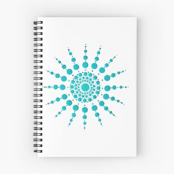 Item preview, Teal Dot Mandala Starburst designed and sold by Cardiff Creative.