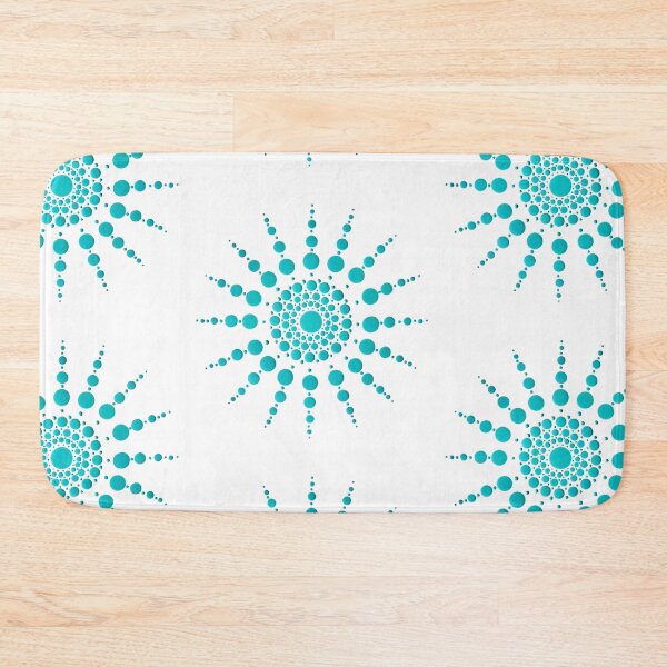 Item preview, Teal Dot Mandala Starburst designed and sold by Cardiff Creative.