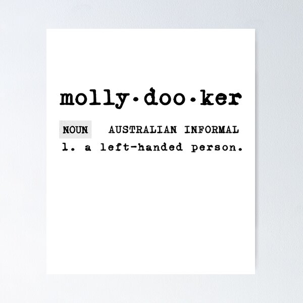 Item preview, Mollydooker Definition retro design designed and sold by lefthandedelite.