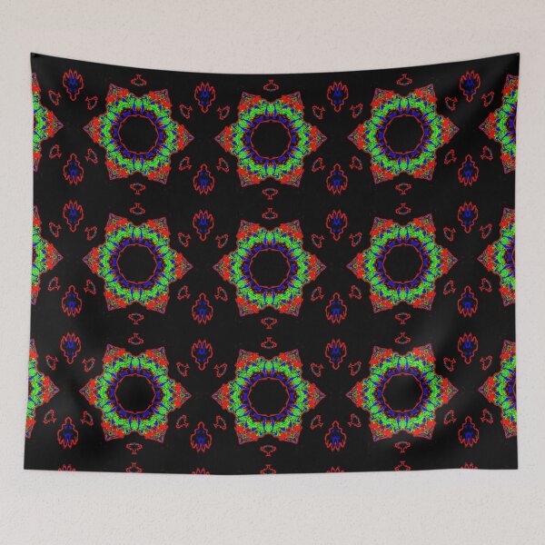 Item preview, Type 256 - Psychedelic Mandala World designed and sold by Glitchshaman.