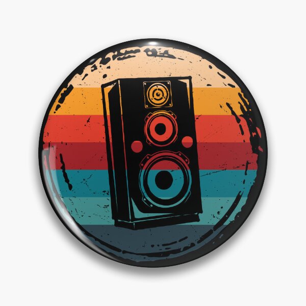 Item preview, Speaker, Retro Circle designed and sold by PaulSDesign.