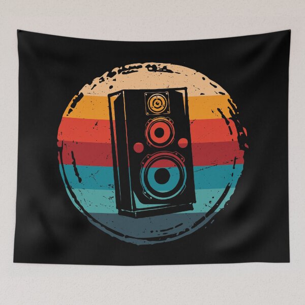 Item preview, Speaker, Retro Circle designed and sold by PaulSDesign.
