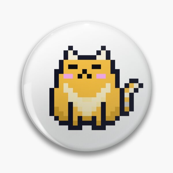 Item preview, cat pixel art designed and sold by Mefixx.