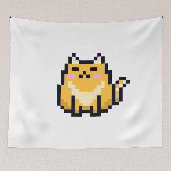 Item preview, cat pixel art designed and sold by Mefixx.