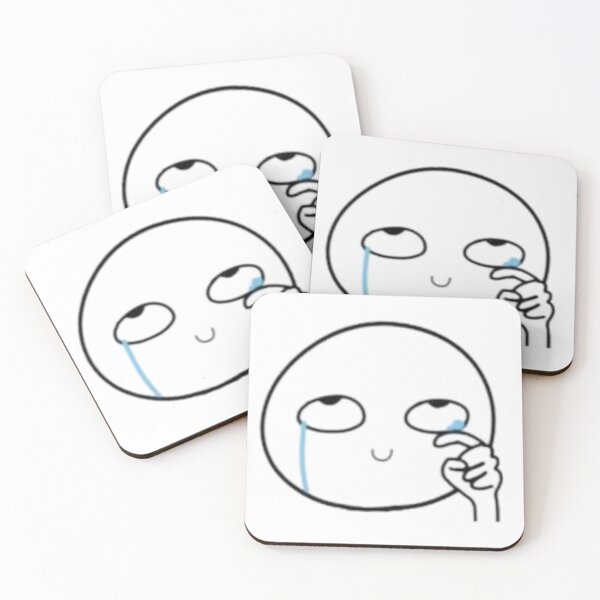Item preview, crying, sad face, cartoon man designed and sold by catcraftss.