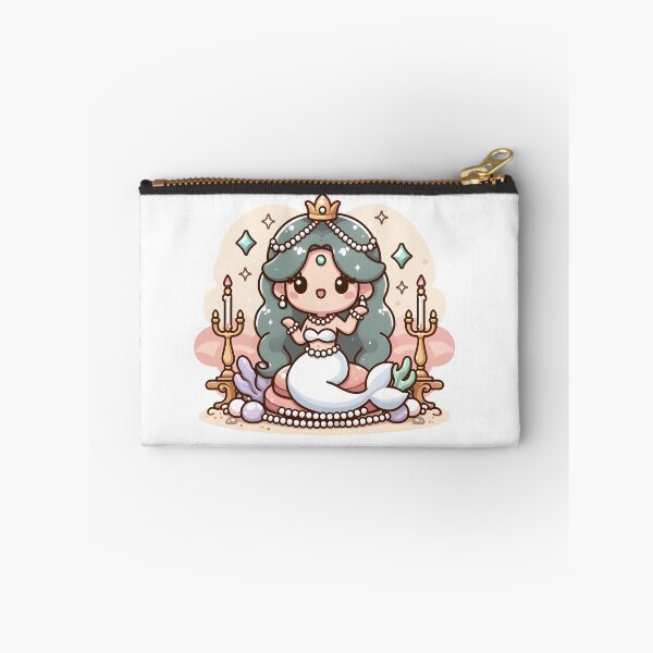 Item preview, Kawaii Enchanting Siren: Sporting A Pearl Necklace designed and sold by CanvasCutie.