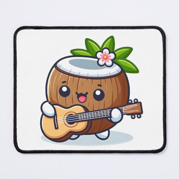 Item preview, Kawaii Coconut: Guitar designed and sold by CanvasCutie.