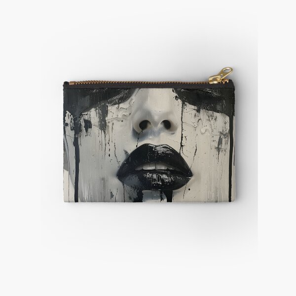 Item preview, Dripping paint edgy human face print designed and sold by dcrc.