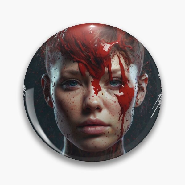 Item preview, Close-up portrait of beautiful woman with creative art with paint splash designed and sold by AiPoliviosArt.