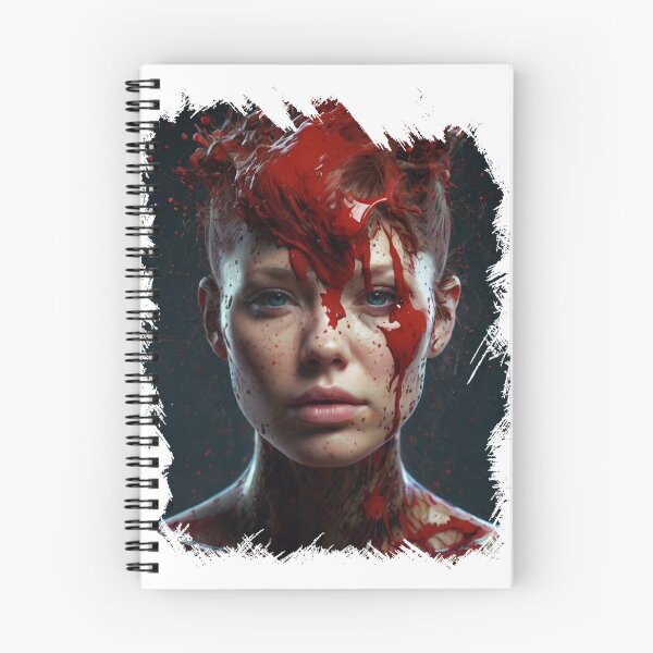 Item preview, Close-up portrait of beautiful woman with creative art with paint splash designed and sold by AiPoliviosArt.