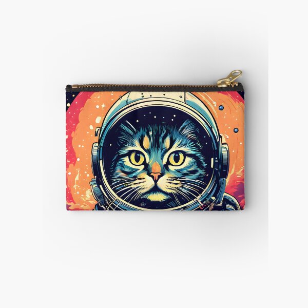Item preview, Space cat, cat astronaut with colorful background. designed and sold by DesireeVDA.