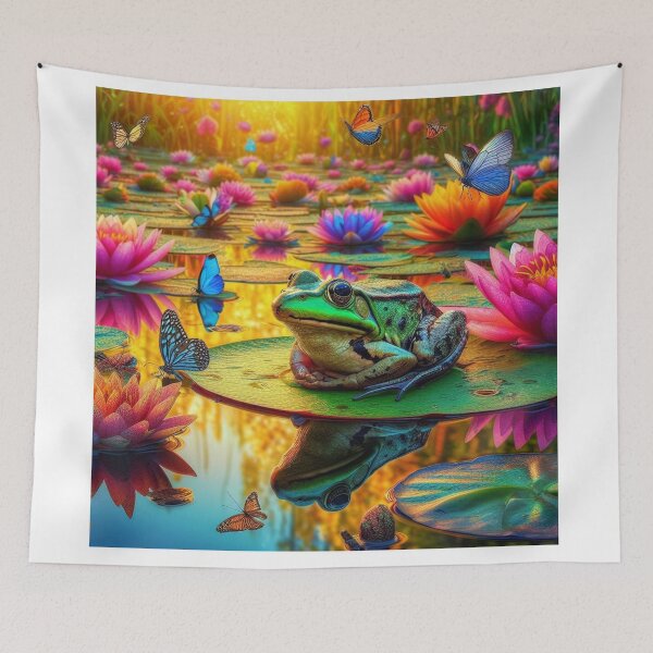 Item preview, Lily Pad Leaper - Frog's Aquatic Ballet designed and sold by ProgressMagnet.