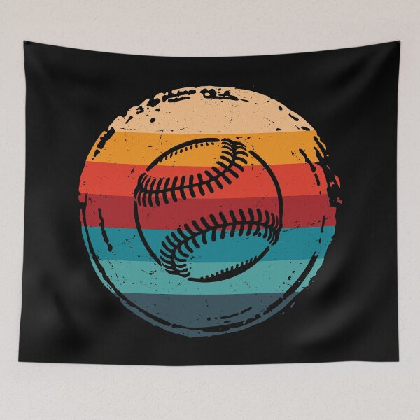Aperçu de l'œuvre Baseball, Cercle Rétro créée et vendue par PaulSDesign.