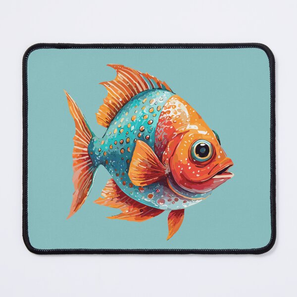 Item preview, Funky fish photo cinematic, Fishing Lake Time Graphic Novelty designed and sold by Firas Aljazzar.