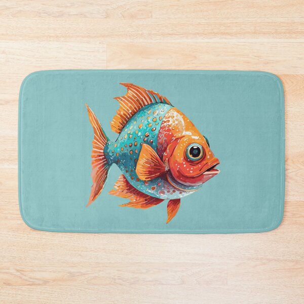Item preview, Funky fish photo cinematic, Fishing Lake Time Graphic Novelty designed and sold by Firas Aljazzar.