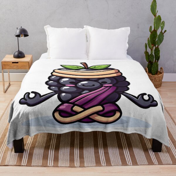 Item preview, Kawaii Blackberry With Zen Robe designed and sold by CanvasCutie.