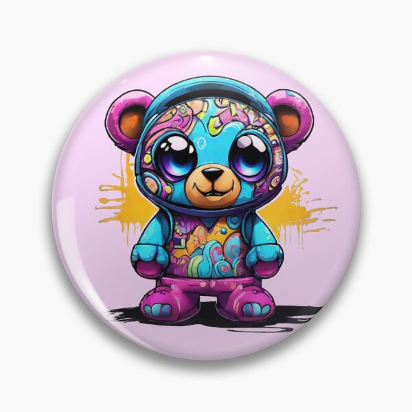 Item preview, Graffiti teddy bear designed and sold by DrLekarz.