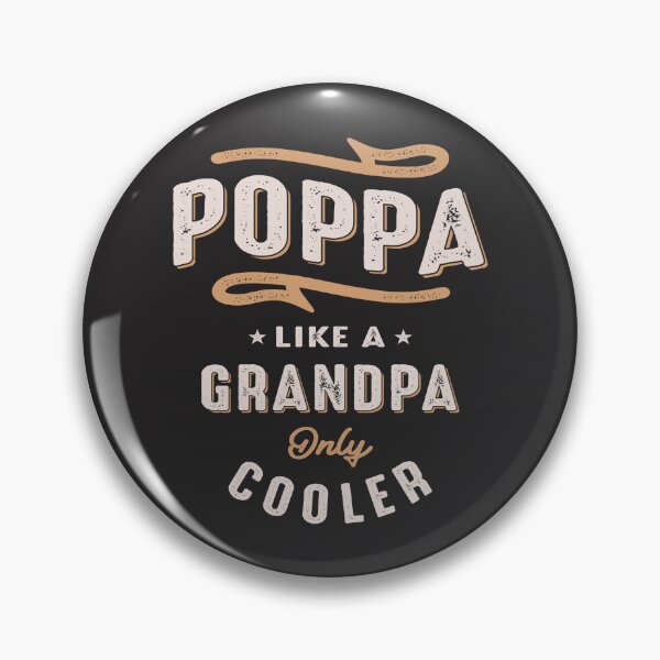 Item preview, Poppa Like a Grandpa Only Cooler Funny Father's Day designed and sold by cidolopez.