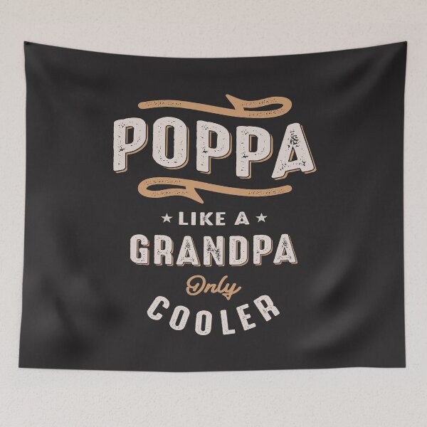 Item preview, Poppa Like a Grandpa Only Cooler Funny Father's Day designed and sold by cidolopez.