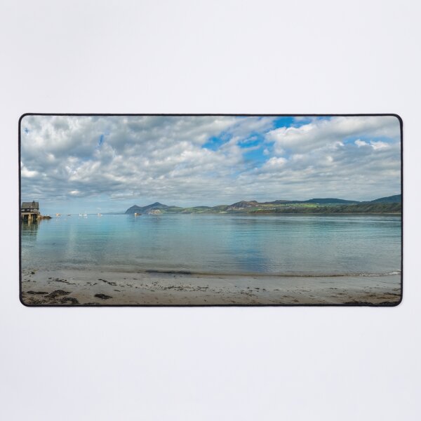 Item preview, Beach and Harbour Morfa Nefyn Wales Panorama designed and sold by AJEvans.