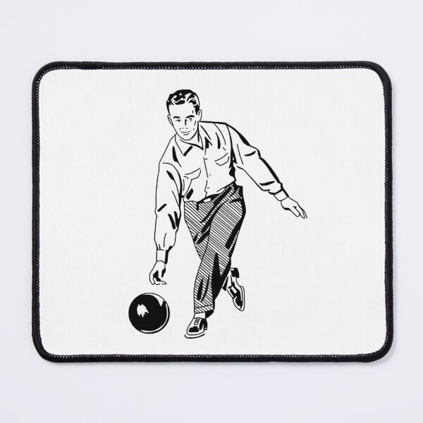 Item preview, Bowling Newspaper Ad | Retro Inspired designed and sold by CheekyRetro.