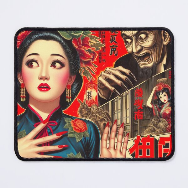 Item preview, Vintage Horror Woman designed and sold by PulpVintage.