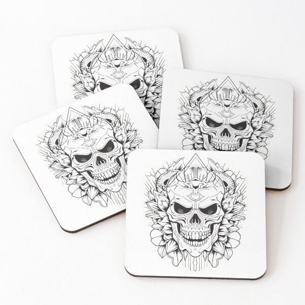 Item preview, Tattoo Skull 1 designed and sold by Made-by-Gus.