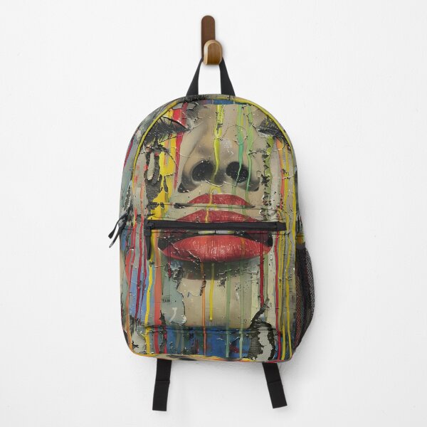 Item preview, Dripping paint edgy human face print designed and sold by dcrc.