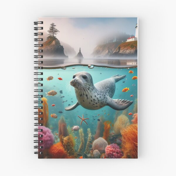 Item preview, Harbor Harmony - Seals in Coastal Ballet designed and sold by ProgressMagnet.