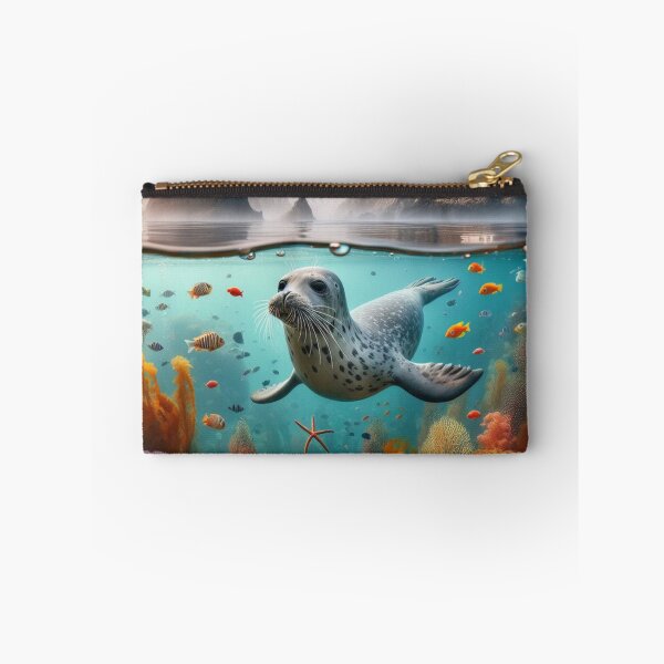 Item preview, Harbor Harmony - Seals in Coastal Ballet designed and sold by ProgressMagnet.