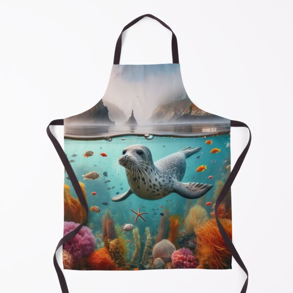 Item preview, Harbor Harmony - Seals in Coastal Ballet designed and sold by ProgressMagnet.