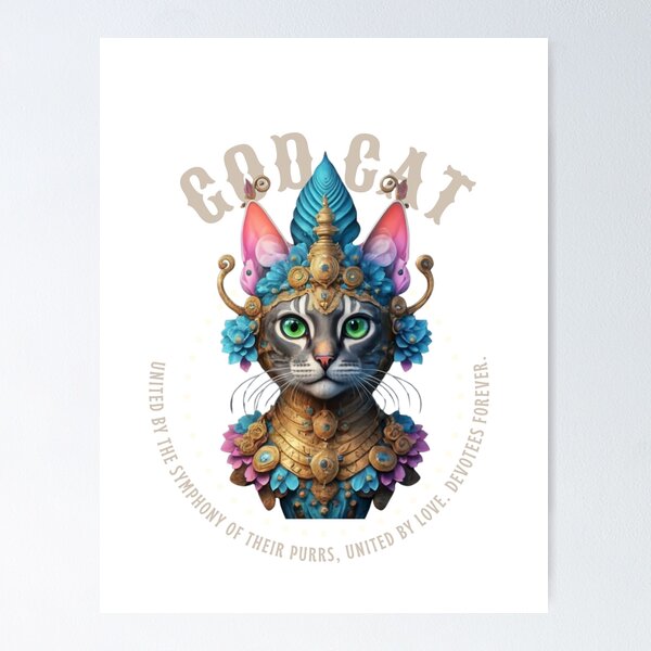 Item preview, Hindu cat god II designed and sold by PatronesKawai.