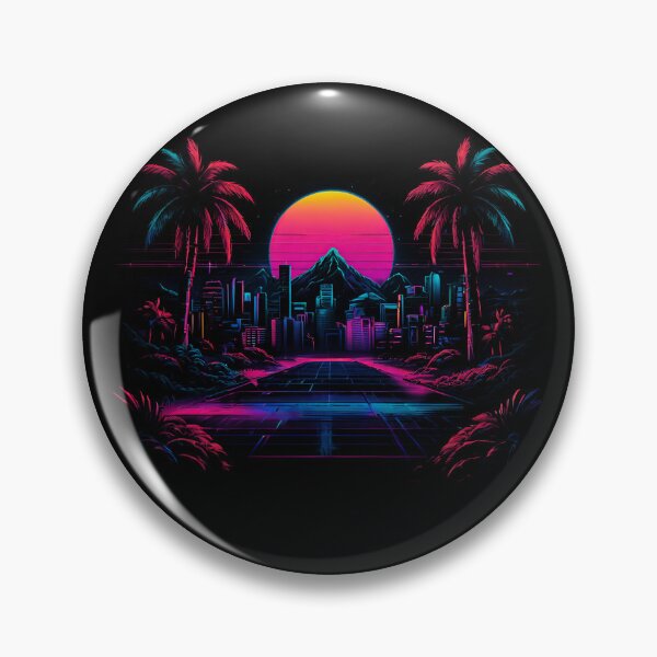 Item preview, Synthwave retrowave landscape designed and sold by Juan Carlos Trujillo.