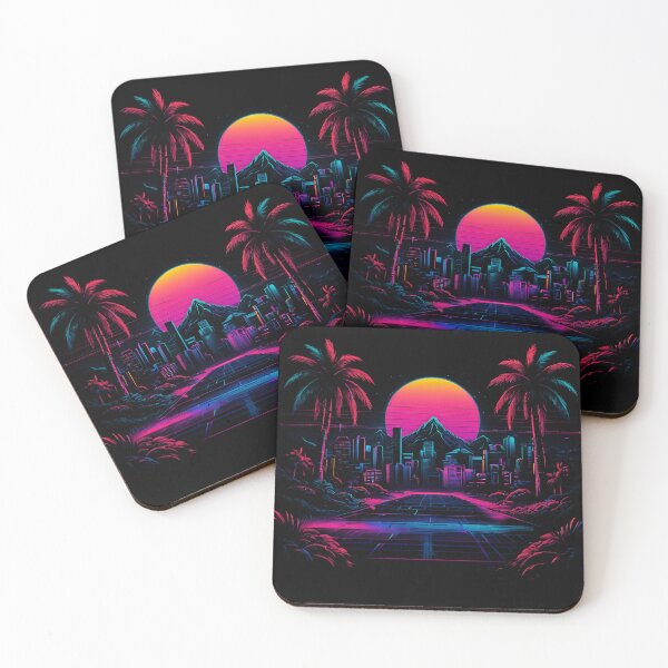 Item preview, Synthwave retrowave landscape designed and sold by Juan Carlos Trujillo.