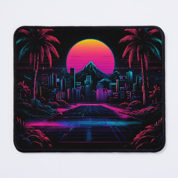Item preview, Synthwave retrowave landscape designed and sold by Juan Carlos Trujillo.