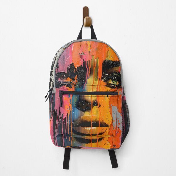 Item preview, dripping paint edgy human face print designed and sold by dcrc.