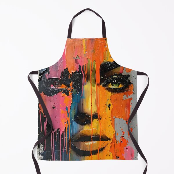 Item preview, dripping paint edgy human face print designed and sold by dcrc.