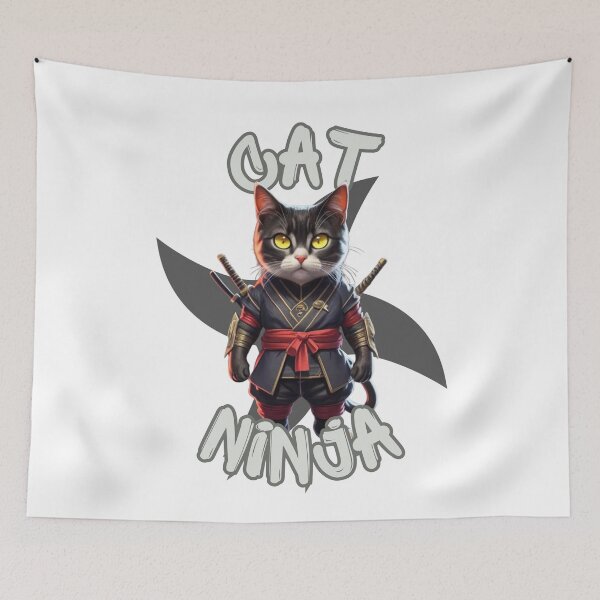 Item preview, Ninja Cat II designed and sold by PatronesKawai.