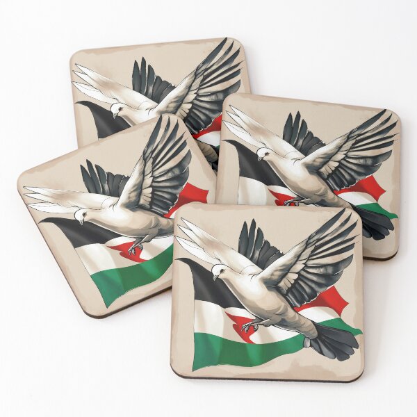 Item preview, peace dove with the Palestinian flag designed and sold by elgreko.