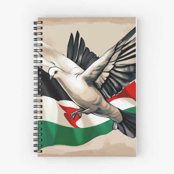 Item preview, peace dove with the Palestinian flag designed and sold by elgreko.