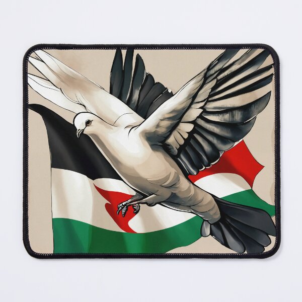 Item preview, peace dove with the Palestinian flag designed and sold by elgreko.