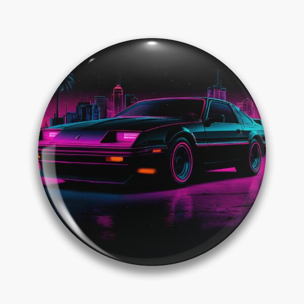 Item preview, Synthwave retrowave neon car designed and sold by Juan Carlos Trujillo.