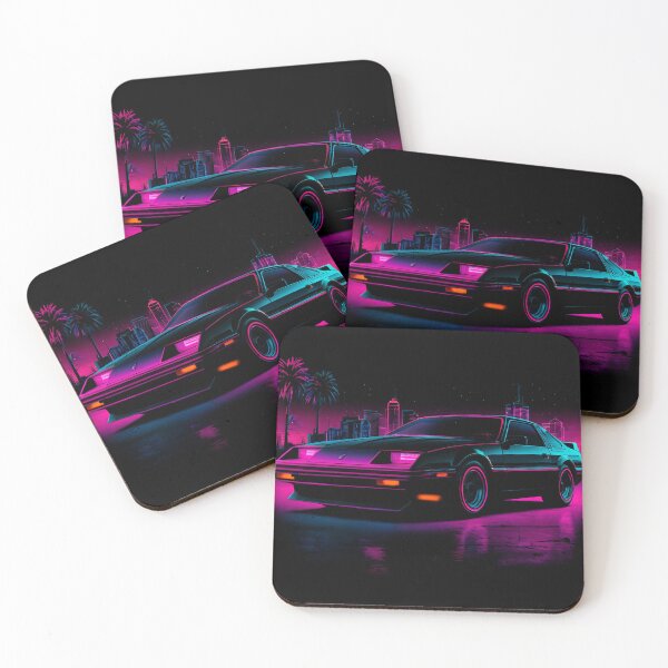 Item preview, Synthwave retrowave neon car designed and sold by Juan Carlos Trujillo.