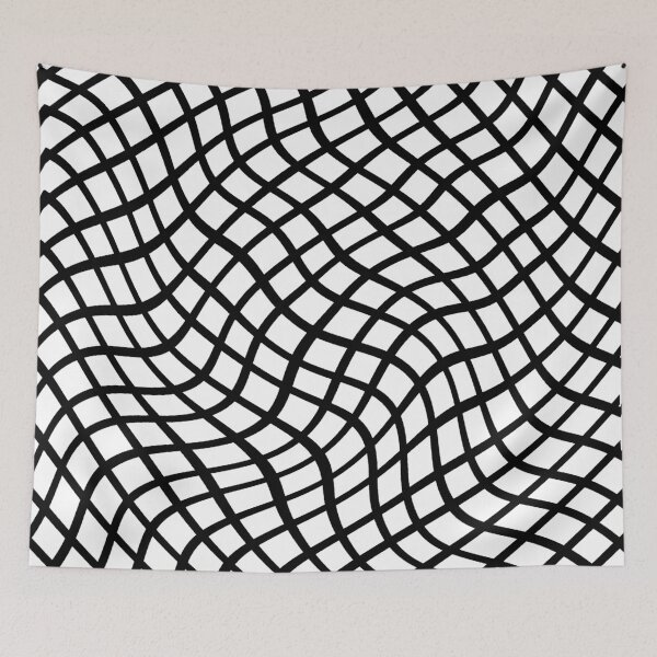 Item preview, Hypnotic Optical Illusion Pattern Black On White designed and sold by Starksi.