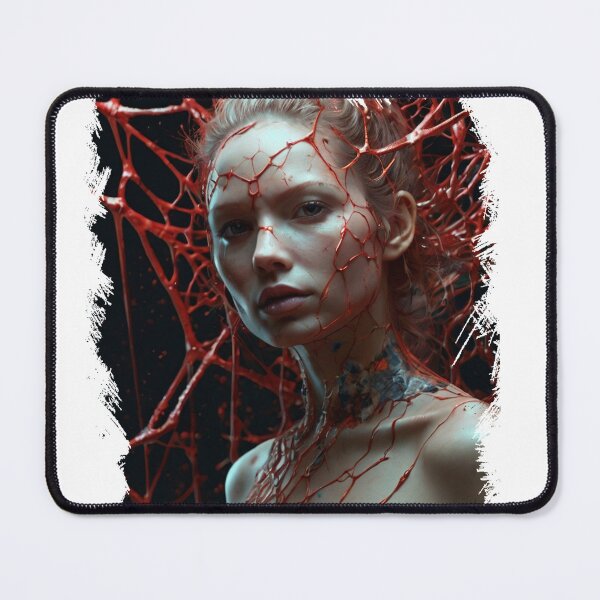 Item preview, Close-up portrait of beautiful woman with creative art with paint splash designed and sold by AiPoliviosArt.