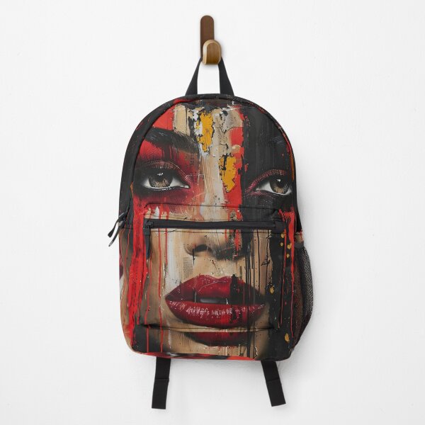 Item preview, dripping paint edgy human face print designed and sold by dcrc.