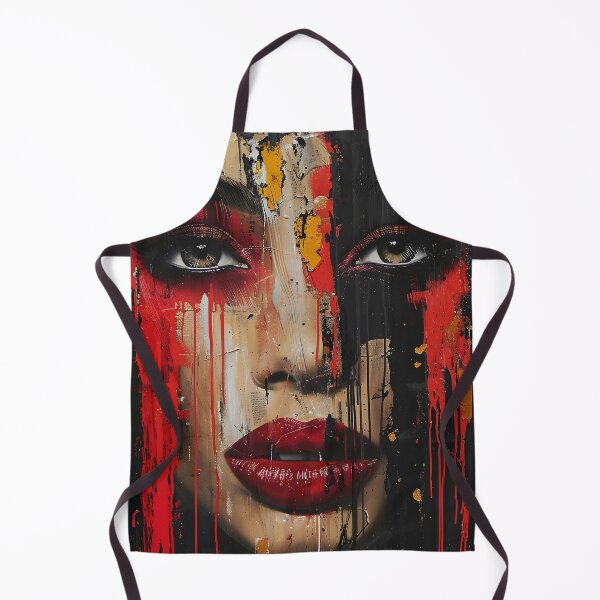 Item preview, dripping paint edgy human face print designed and sold by dcrc.