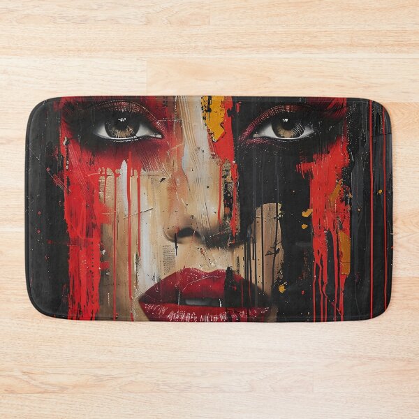Item preview, dripping paint edgy human face print designed and sold by dcrc.