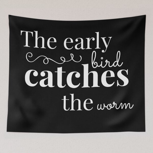Item preview, The early bird catches the worm designed and sold by StellarValor.